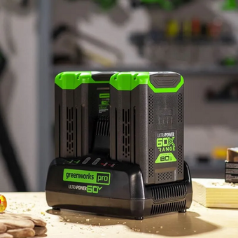  Быстрое зарядное устройство Greenworks G60DC10 (2954407), 60V, 10А 
