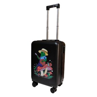  Дорожный чемодан LATS 707 Лягушки, черный 