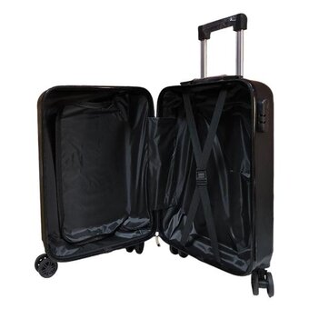  Дорожный чемодан LATS 707 Лягушки, черный 