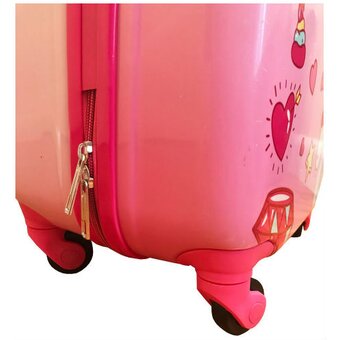  Чемодан Magio 162 Счастливый единорог разноцветный 