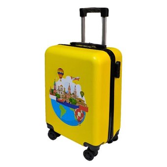  Дорожный чемодан LATS 705 Москва, желтый 