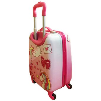  Чемодан Magio 162 Счастливый единорог разноцветный 