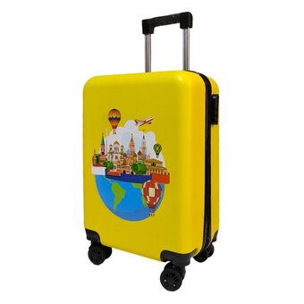  Дорожный чемодан LATS 705 Москва, желтый 
