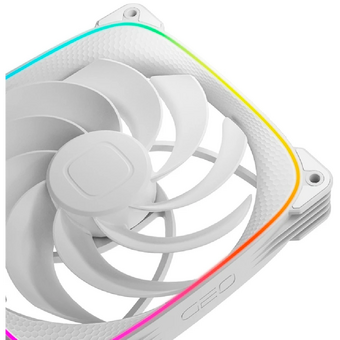  Вентилятор Geometric Future Squama 2503RW-14 Reverse White (1F2503R114100) / 140mm, PWM, 2100 RPM, 71.80 CFM, 34.0 dBA, 5V ARGB 