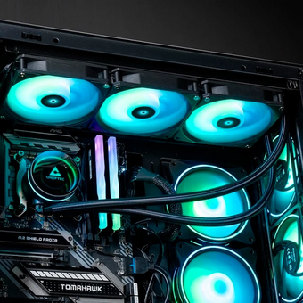  СВО Chieftec Iceberg 360 CLC-360-RGB LGA1700/1200/115X/AM5/AM4 (TDP 350W, ARGB Pump, PWM, Triple ARGB Fan 120mm) 