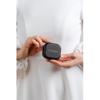  Беспроводные наушники GoGadget OpenAir, заушные, открытый динамик, 2 микрофона, 35+300 мАч, до 12 ч ЧЕРНЫЙ 