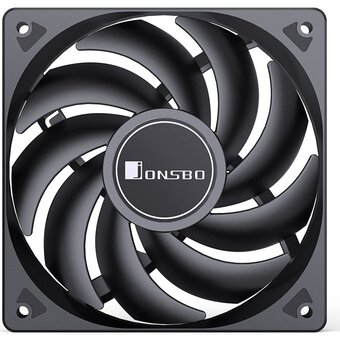  Кулер JONSBO CR-3000E LGA1700/1200/115X/AM5/AM4 (TDP 260W, PWM, 2 x 120mm Black Fan, 7 тепловых трубок, 4-pin) Retail 
