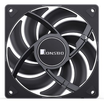  Кулер JONSBO CR-3000E LGA1700/1200/115X/AM5/AM4 (TDP 260W, PWM, 2 x 120mm Black Fan, 7 тепловых трубок, 4-pin) Retail 