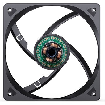  Кулер JONSBO CR-3000E LGA1700/1200/115X/AM5/AM4 (TDP 260W, PWM, 2 x 120mm Black Fan, 7 тепловых трубок, 4-pin) Retail 
