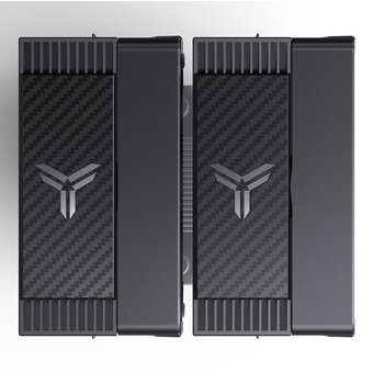  Кулер JONSBO CR-3000E LGA1700/1200/115X/AM5/AM4 (TDP 260W, PWM, 2 x 120mm Black Fan, 7 тепловых трубок, 4-pin) Retail 