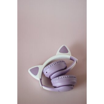  Гарнитура Miru CAT EP-W10 (W103) сиреневый 