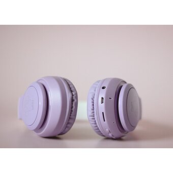  Гарнитура Miru CAT EP-W10 (W103) сиреневый 