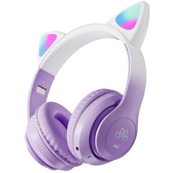  Гарнитура Miru CAT EP-W10 (W103) сиреневый 