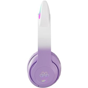  Гарнитура Miru CAT EP-W10 (W103) сиреневый 
