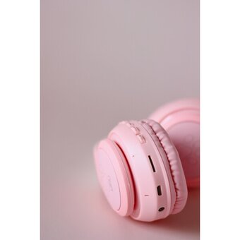  Гарнитура Miru CAT EP-W10 (W101) розовый 