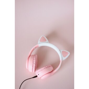  Гарнитура Miru CAT EP-W10 (W101) розовый 