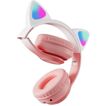  Гарнитура Miru CAT EP-W10 (W101) розовый 