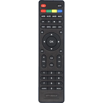  Пульт Huayu KT1045 MTV-2622LW ic чёрный для телевизора Mystery, Helix 