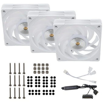  Комплект вентиляторов Thermalright TL-B12W-S (Pack of 3) (TRTLB12WS.3P) / ARGB / 120mm PWM 