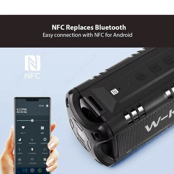  Портативная колонка W-King D8 Mini черный 