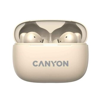  Наушники Canyon CNS-TWS10BG бежевый 