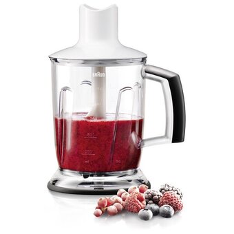  Блендер Braun MultiQuick 3 MQ3045WH Aperitive (0X22111191) белый/синий 