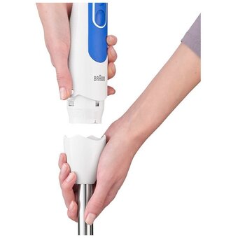  Блендер Braun MultiQuick 3 MQ3045WH Aperitive (0X22111191) белый/синий 