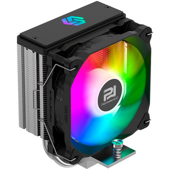  Кулер PentaWave PC-S03E SRB ARGB LGA115X/1200/1700/1851/AM4/AM5 (TDP 180W, 1*100mm ARGB PWM Fan, 3 тепловые трубки 6мм, 600-2100RPM) 