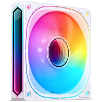  Вентилятор JONSBO FR-505WR 120х120х25мм Reverse (PWM, ARGB LED, 800-1800об/мин, обратный поток, белый) Retail 