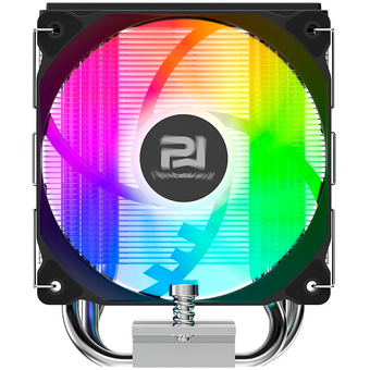  Кулер PentaWave PC-S03E SRB ARGB LGA115X/1200/1700/1851/AM4/AM5 (TDP 180W, 1*100mm ARGB PWM Fan, 3 тепловые трубки 6мм, 600-2100RPM) 