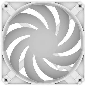  Вентилятор Powercase (M56-12W ARGB) White 120x120x25мм (PWM, 4pin PWM (M+F)+ 3pin ARGB (M+F), 700-1500 об/мин) Bulk 