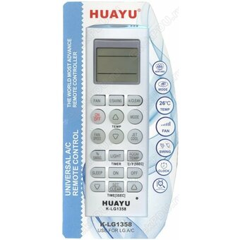  Пульт Huayu K-LG1358 для кондиционеров и сплит-систем LG 
