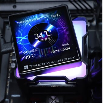  СВО Thermalright Elite Vision 360 ARGB Black (TREV360AB) / 3x120mm ARGB PWM Fans 