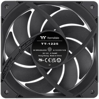  Вентилятор Thermaltake Toughfan 12 Pro (CL-F139-PL12BL-A) 120х120x25 черный 4-pin 22.6дБ Ret 
