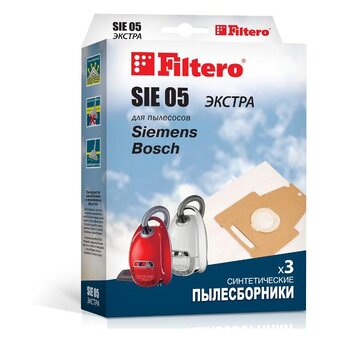  Пылесборники Filtero SIE 05 (3) Экстра 