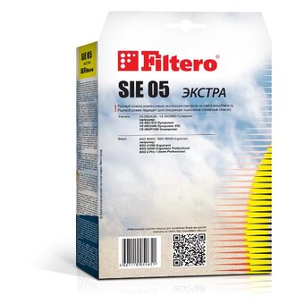  Пылесборники Filtero SIE 05 (3) Экстра 