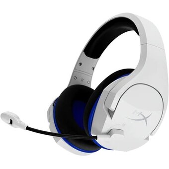  Наушники с микрофоном HyperX Stinger Core Wireless PS5 (CS002-WA) белый/голубой 4P5J1AA 