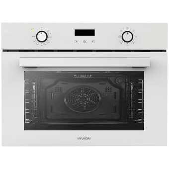  Духовой шкаф Hyundai HEO 64512 WG стекло белое 