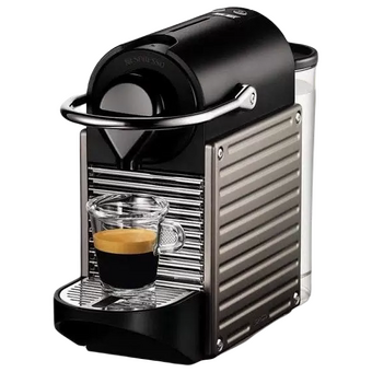 УЦ Кофемашина DeLonghi Nespresso Pixie C61 Electric Titan (плохая упаковка, плохаяу упаковка с капсулами) 