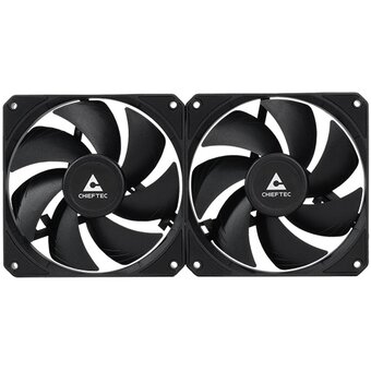  СВО Chieftec Iceberg 240 Dark CLC-240-BLK LGA1700/1200/115X/AM5/AM4 (TDP 300W, ARGB Pump, PWM, Dual Fan 120mm) 
