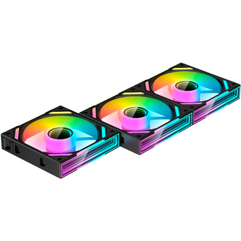  Комплект вентиляторов (3шт) XASTRA FS120B ARGB reverse triple pack 120x120x25мм ( PWM, ARGB, Infinity lighting effect., Daisy-chain , 800-2000 rpm) 