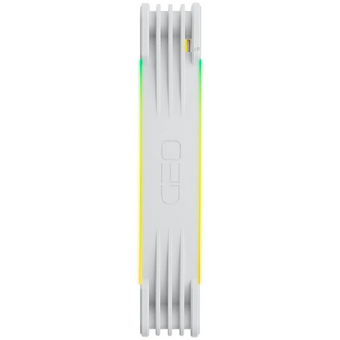  Вентилятор Geometric Future Squama 2503W-14 Single Pack (1F2503W114000) / 140mm, PWM, 2400 RPM, 91.15 CFM, 34.0 dBA, 5V ARGB, White 