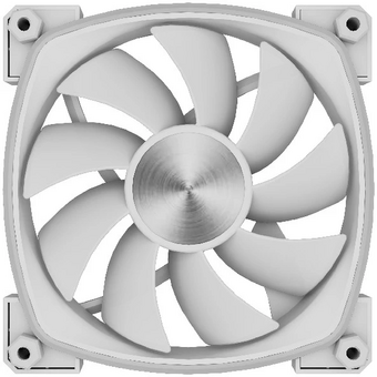  Вентилятор Powercase (M55-12W ARGB) White 120x120x25мм (PWM, 4pin PWM (M+F)+ 3pin ARGB (M+F), 600-1800 об/мин) Bulk 