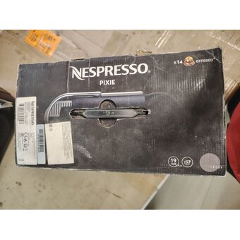  УЦ Кофемашина DeLonghi Nespresso Pixie C61 Electric Titan (плохая упаковка, плохаяу упаковка с капсулами) 