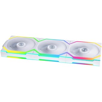  Комплект вентиляторов (3шт.) Lian Li UNI Fan SL Wireless 120 (G99.12SL1W3W.R0)/12SL1W3W White/120x124,5x28мм (PWM, ARGB, 2000 об/мин (Max.), 28.5dBa) 