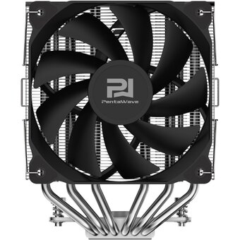  Кулер PentaWave Z06D SRB LGA115X/1200/1700/20XX /AM4/AM5 (TDP 270W, 2*120mm PWM Fan, 6 тепловых трубок 6мм, медное основание, 600-1950RPM) 
