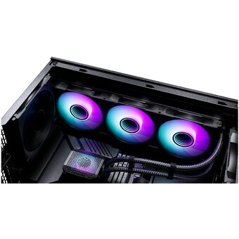  СВО Phanteks Glacier One 360M25 G2 (PH-G0360M25G2_DBK02) / Black / 3x120mm M25 G2 PWM ARGB Fans 