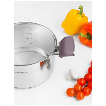  Кастрюля с крышкой Servitta Viola Sr0298 