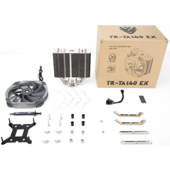  Кулер Thermalright TA140 EX (TA140-EX) Soc-AM5/AM4/1151/1200/2066/2011/1700 4-pin 30.2dB Al+Cu 665gr Ret 