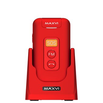  Мобильный телефон MAXVI E5 up Red 